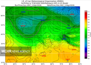 هشدار تداوم بارش‌های رگباری در ۱۰ استان؛کاهش دما تا سه‌شنبه ادامه دارد