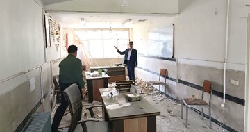 خسارت جنگ به ساختمان‌های بهزیستی کرمانشاه