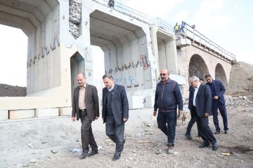 صادقی:  پل تحریب شده راه آهن امین آباد زنجان مرمت و بازگشایی شد