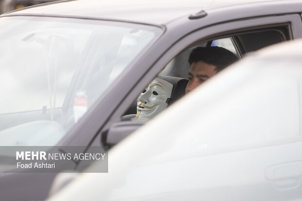 تجمع کاروان خودرویی و موتوری وحدت و اقتدار