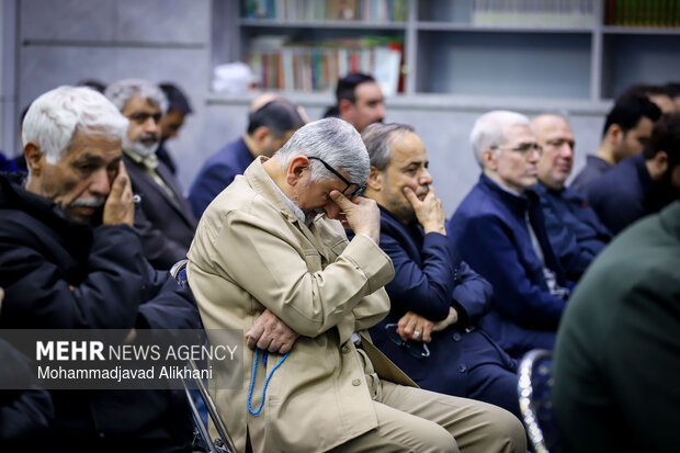 مراسم چهلمین روز شهادت شهید رسانه شهید محمد علی سعادت