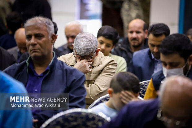 مراسم چهلمین روز شهادت شهید رسانه شهید محمد علی سعادت
