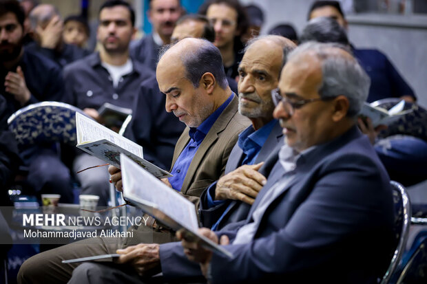 مراسم چهلمین روز شهادت شهید رسانه شهید محمد علی سعادت