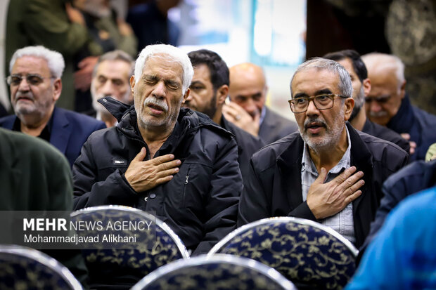 مراسم چهلمین روز شهادت شهید رسانه شهید محمد علی سعادت