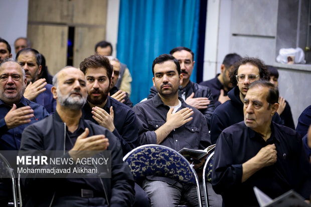 مراسم چهلمین روز شهادت شهید رسانه شهید محمد علی سعادت