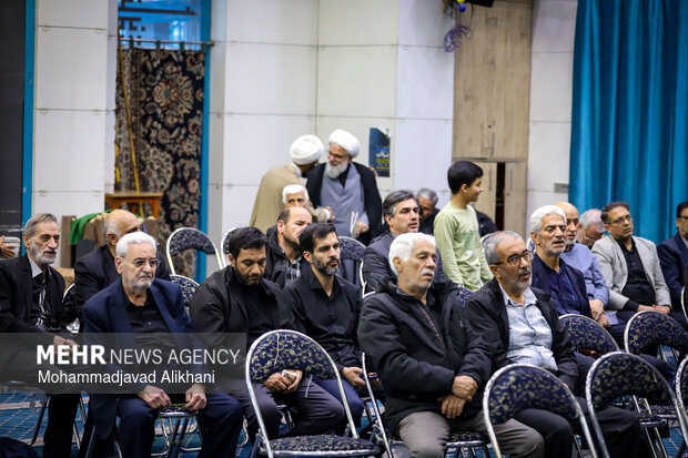 مراسم چهلمین روز شهادت شهید رسانه شهید محمد علی سعادت