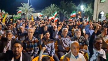 اجتماع باشکوه مردم انقلابی آبدان