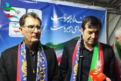 حضور وزیر ورزش در موکب فدراسیون ورزش های همگانی