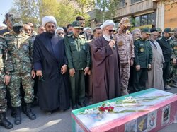 پیکر شهید سیدمهدی عرب در شاهرود تشییع شد