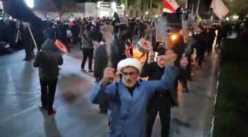 دسته زنجیرزنی شهادت امام صادق(ع) در شهرکرد