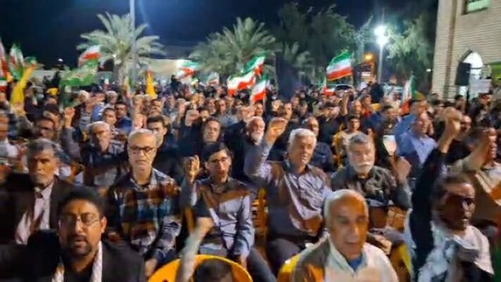 اجتماع باشکوه مردم انقلابی آبدان