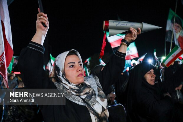 People in Mashhad denounce US-Israel aggression on Iran
