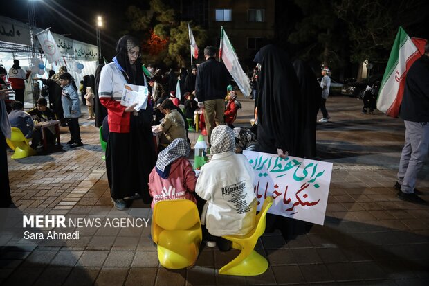 People in Mashhad denounce US-Israel aggression on Iran
