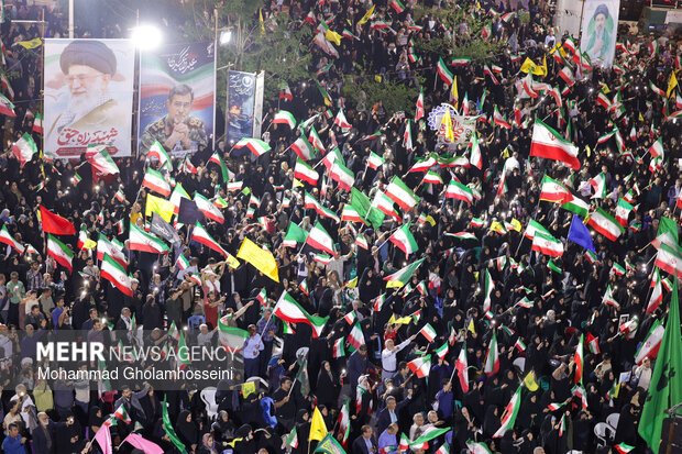 اجتماع بیعت مردم بوشهر