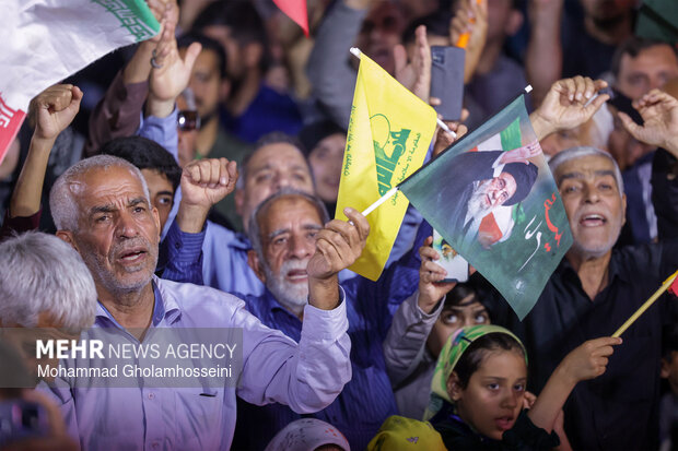 اجتماع بیعت مردم بوشهر