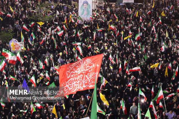 اجتماع بیعت مردم بوشهر