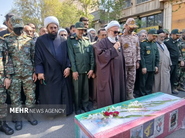 پیکر شهید سیدمهدی عرب در شاهرود تشییع شد