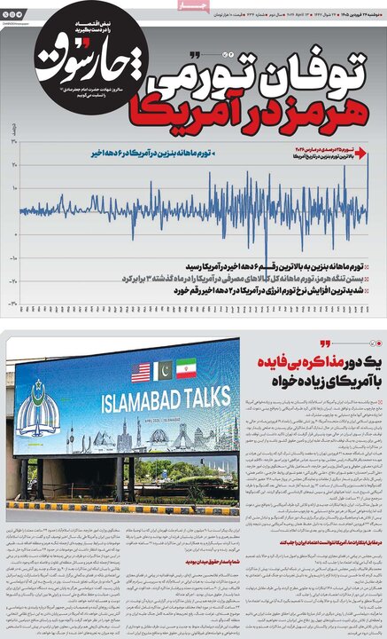 روزنامه‌های اقتصادی دوشنبه ۲۴ فروردین ۱۴۰۵