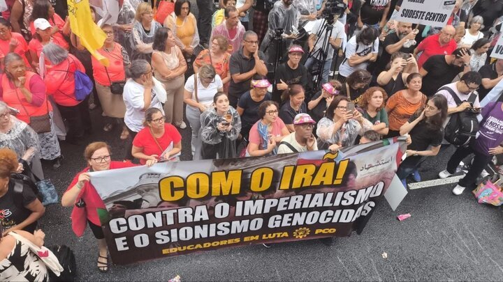 People in Brazil hold pro-Iran rally (+PHOTOS)