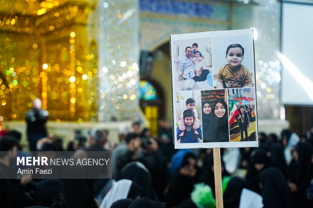 تشییع شهید نبی زاده و خانواده اش در شیراز