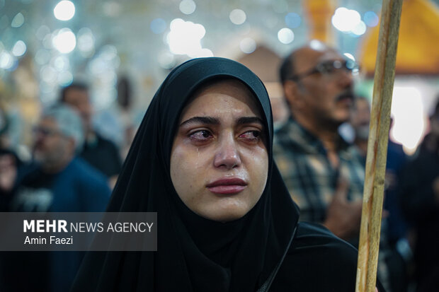 تشییع شهید نبی زاده و خانواده اش در شیراز