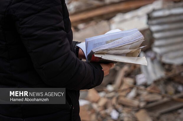 تخریب مرکز فرهنگی نجمیه در تجاوز آمریکایی-صهیونی به همدان