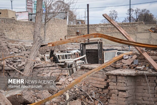 تخریب مرکز فرهنگی نجمیه در تجاوز آمریکایی-صهیونی به همدان