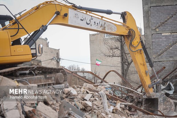تخریب مرکز فرهنگی نجمیه در تجاوز آمریکایی-صهیونی به همدان