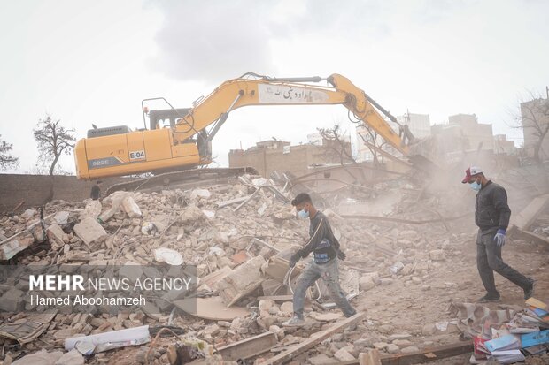 تخریب مرکز فرهنگی نجمیه در تجاوز آمریکایی-صهیونی به همدان