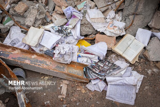 Destruction of Najmieh Cultural Center by US-Israel attack
