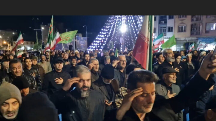 سلام نظامی مردم جویبار به ایران جان