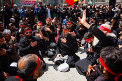 عزاداری شهادت صادق آل محمد(ص) در حرم بانوی کرامت