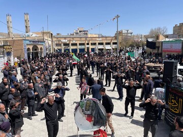 عزاداری هیئت‌های مذهبی شهرکرد در سوگ امام صادق(ع)