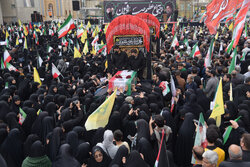 تشییع پیکر دو شهید اقتدار در مشهد