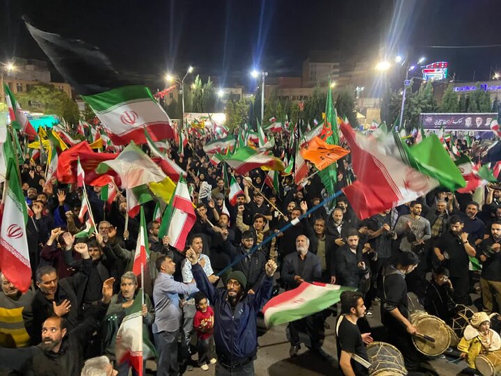 راهپیمایی با شکوه مردم اسفرورین