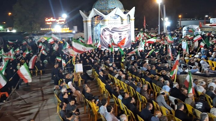 اجتماع باشکوه مردم در گناوه