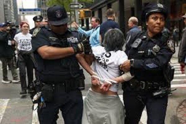 Dozens nabbed in NY City protest over US arms sales to Israel