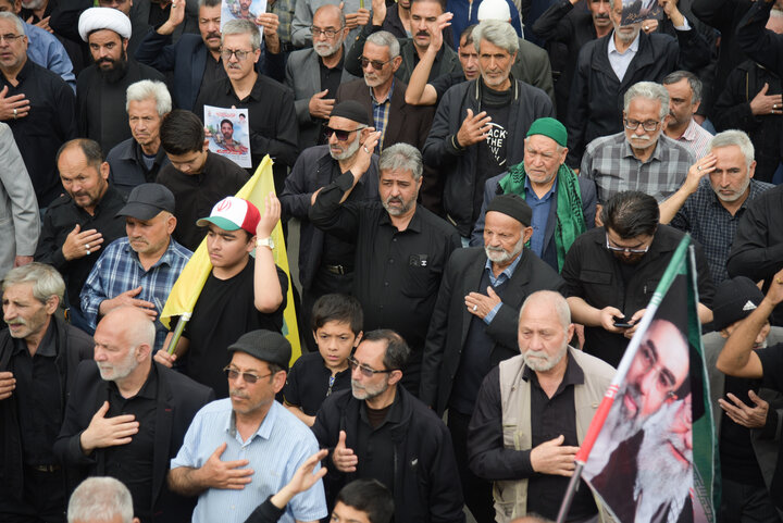 تشییع پیکر دو شهید اقتدار در مشهد