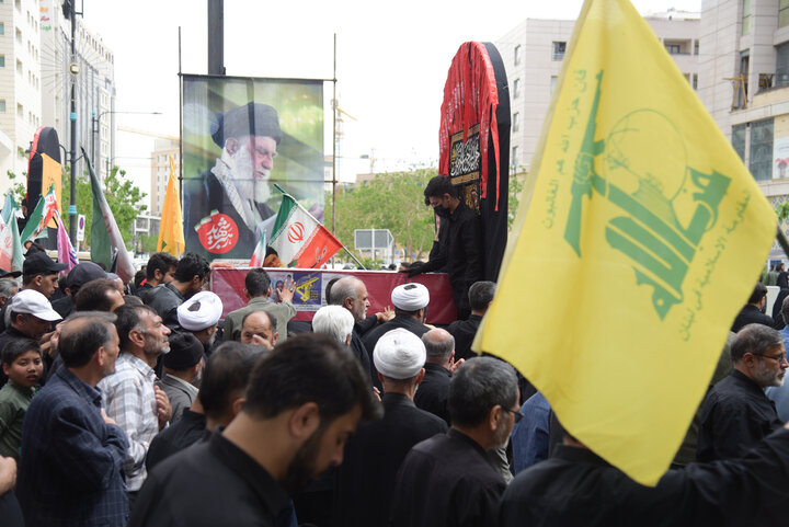 تشییع پیکر دو شهید اقتدار در مشهد
