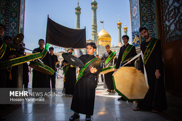 عزاداری شهادت امام جعفر صادق(ع) در قم