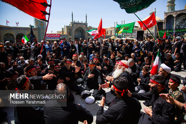 عزاداری شهادت امام جعفر صادق(ع) در قم