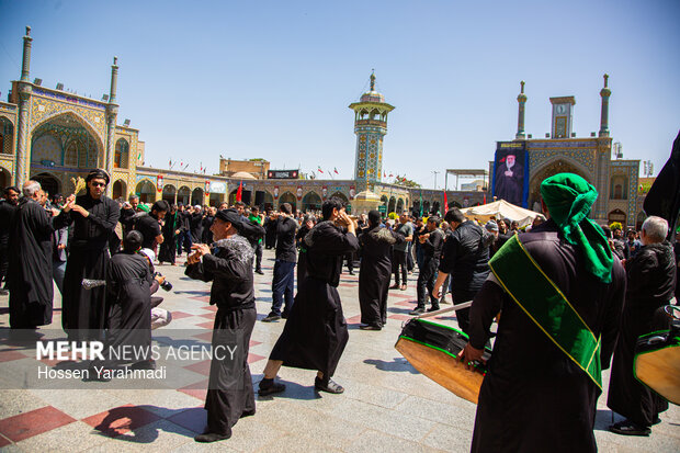 عزاداری شهادت امام جعفر صادق(ع) در قم