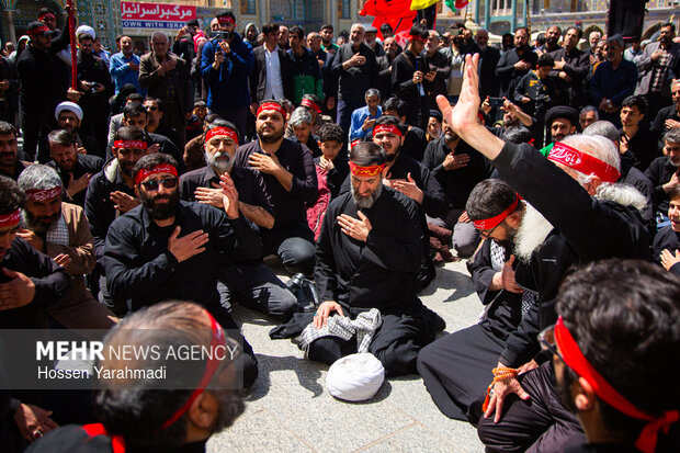 عزاداری شهادت امام جعفر صادق(ع) در قم