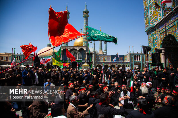 عزاداری شهادت امام جعفر صادق(ع) در قم