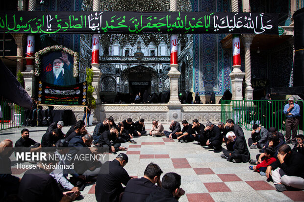 عزاداری شهادت امام جعفر صادق(ع) در قم