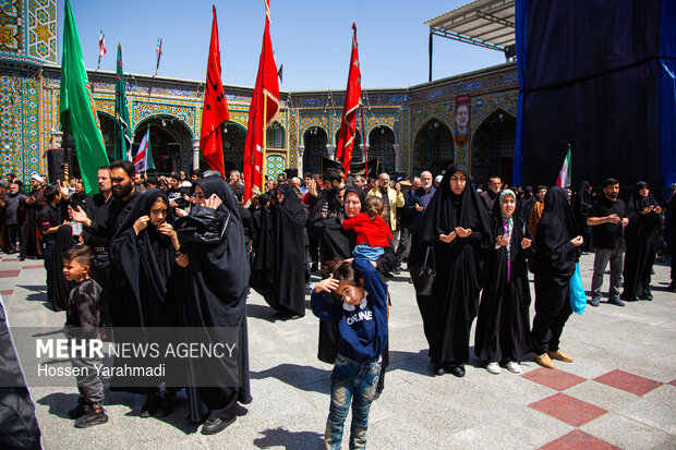 عزاداری شهادت امام جعفر صادق(ع) در قم