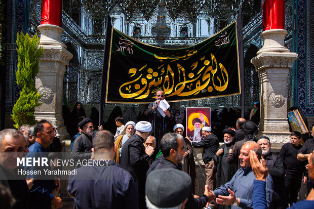عزاداری شهادت امام جعفر صادق(ع) در قم