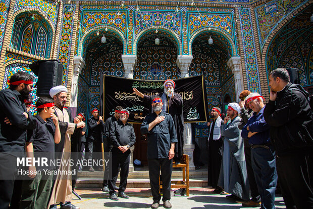 عزاداری شهادت امام جعفر صادق(ع) در قم