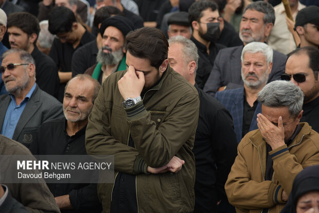 تشییع پیکرهای دو شهید اقتدار در مشهد