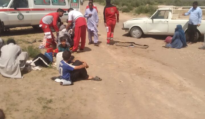 واژگونی پیکان وانت در محور قاین–خواف با ۱۱ مصدوم